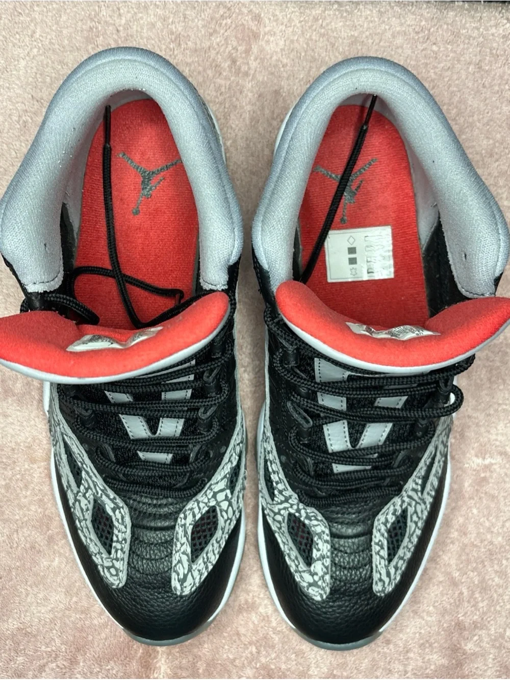 Size 11.5 - Air Jordan 11 Retro IE Low Black Cement